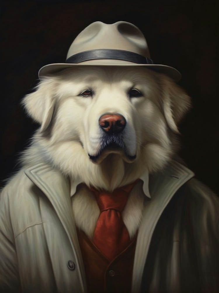 Gangster Dog Great Pyrenees 3