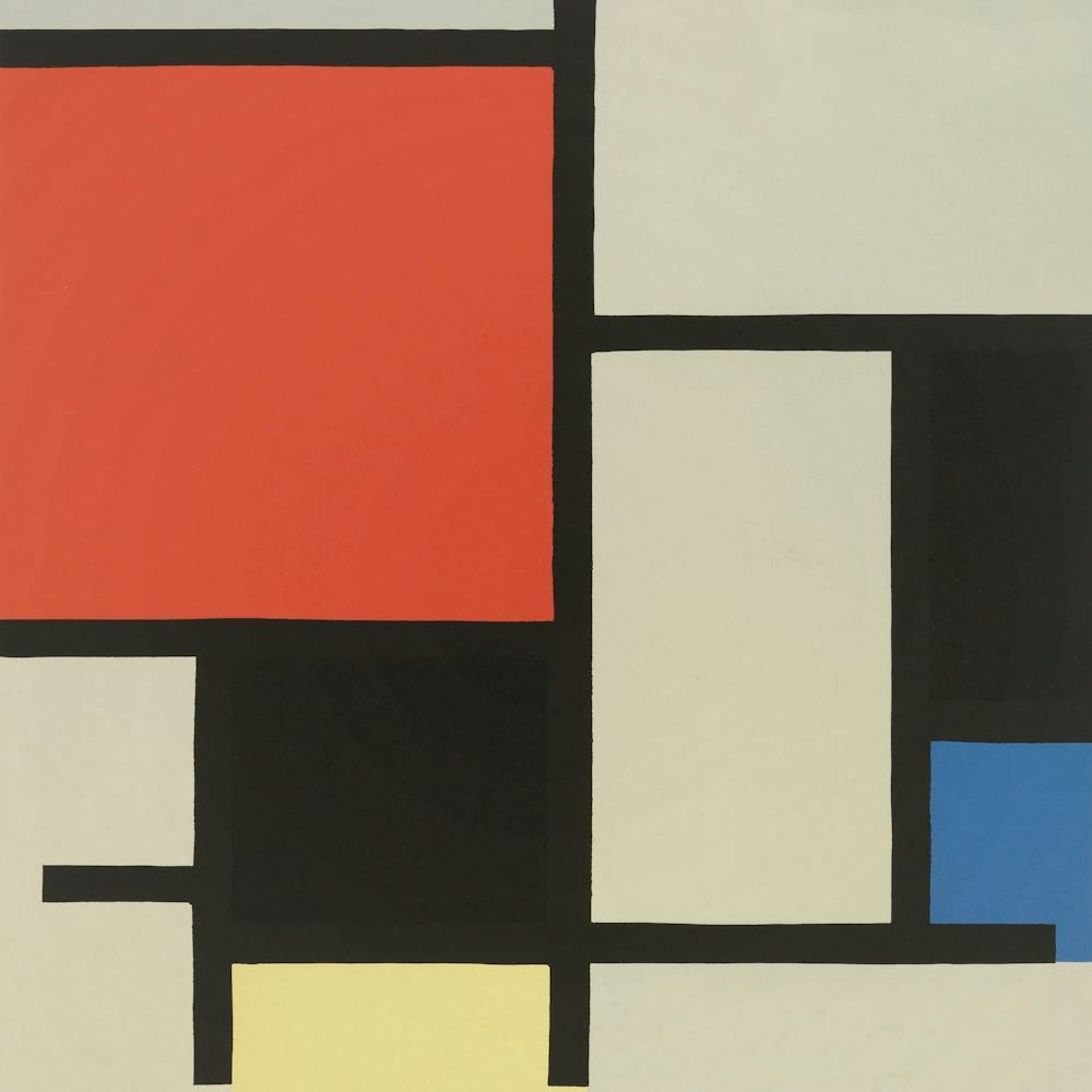 Composition (1921), Piet Mondrian Square