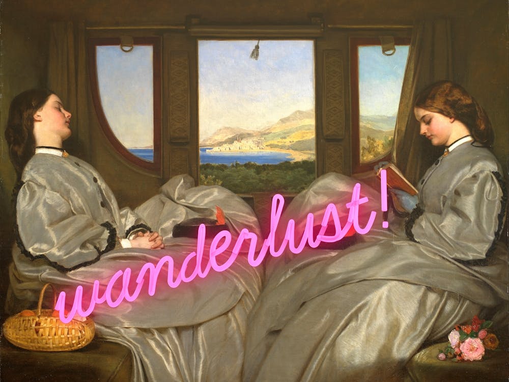 Wanderlust Vintage altered art