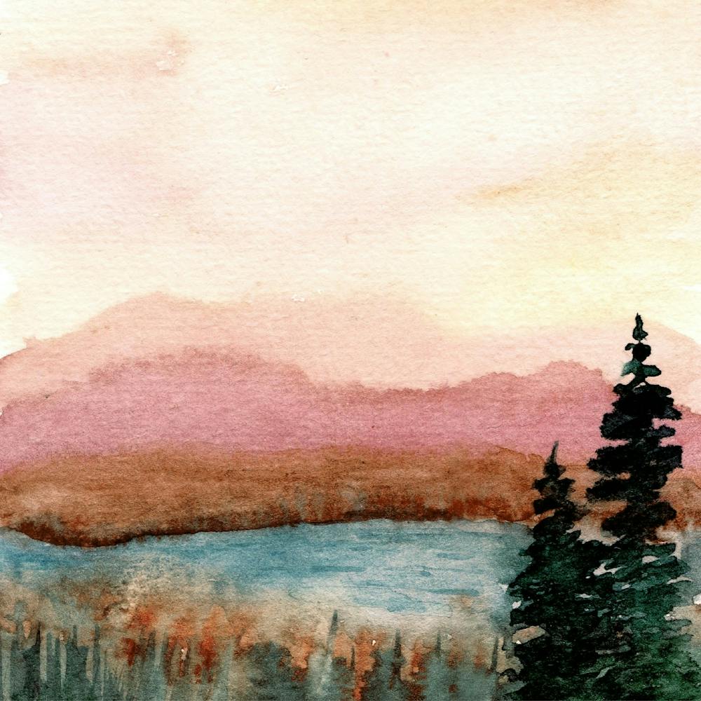 Sunset In The Mountains 32