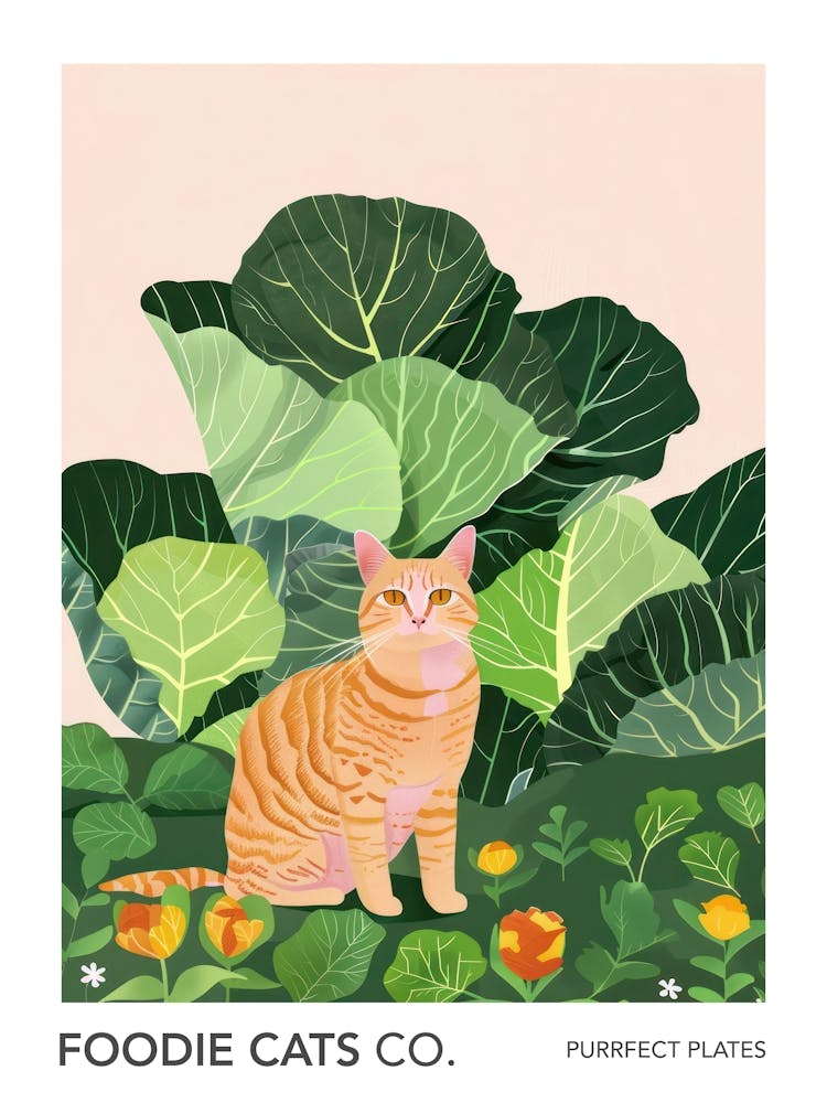 Foodie Cats Co Cat And Cabbage 2