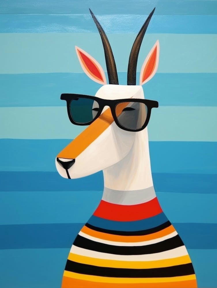 Little Antelope 1 Wearing Sunglasses