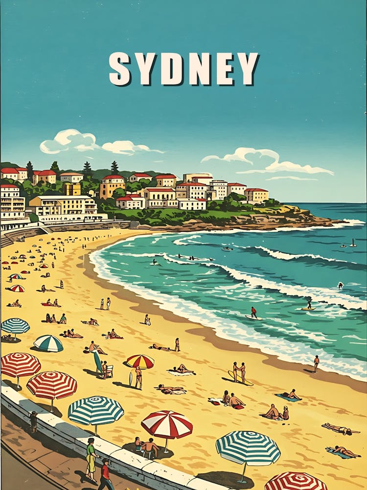 Sydney Vintage Travel Poster 29
