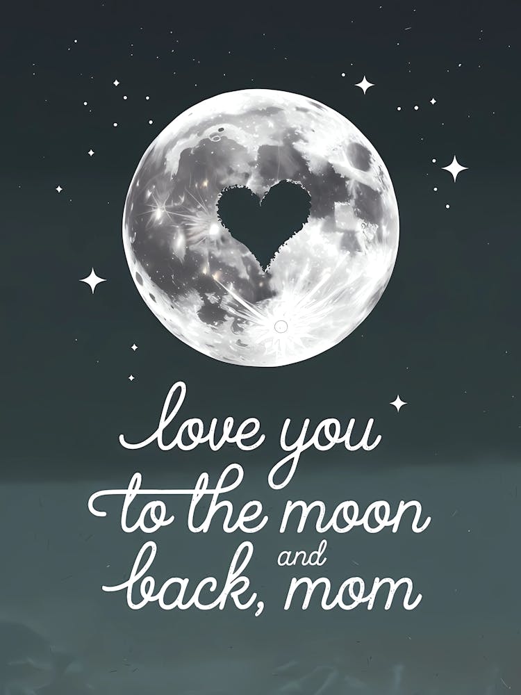 Love You To The Moon And Back, Mom 1