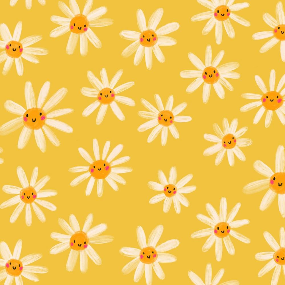 Hello Petal Daisy Pattern Square