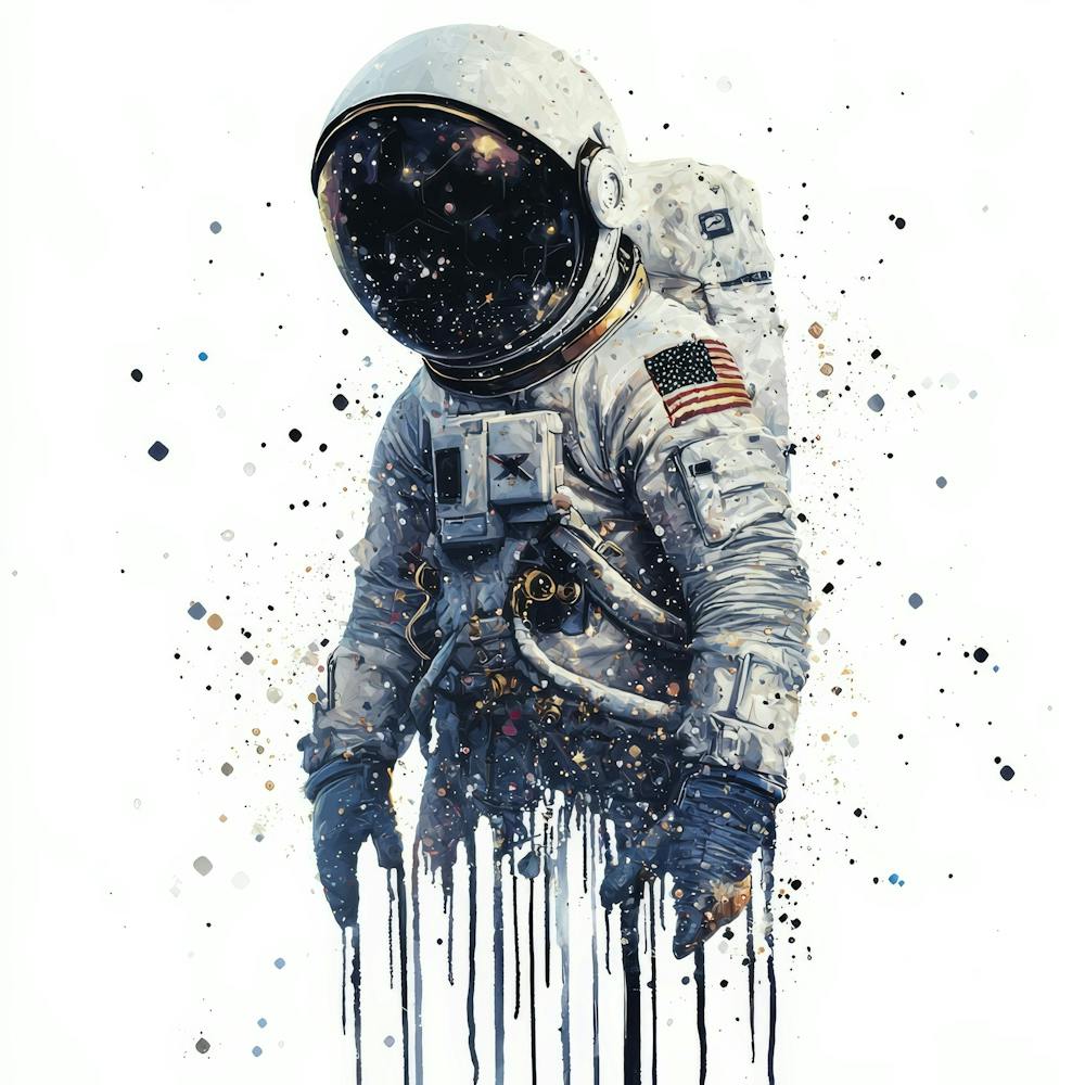 Astronaut Canvas Print.Generated AI. Wall