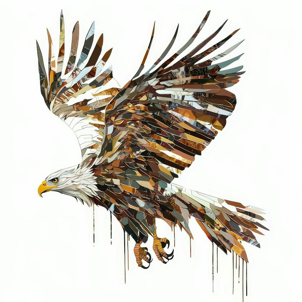Adler im Flug
