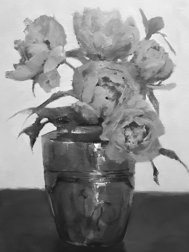 Pivoines Dans un Vase 2