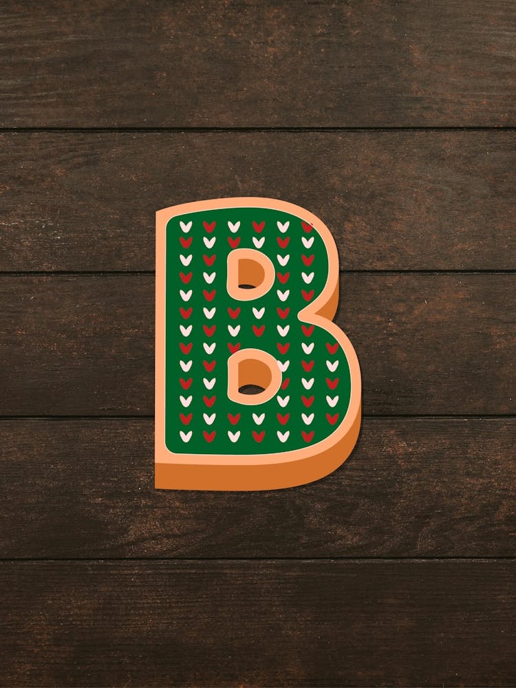 Gingerbread Christmas Letters Living Room Holiday Display 02