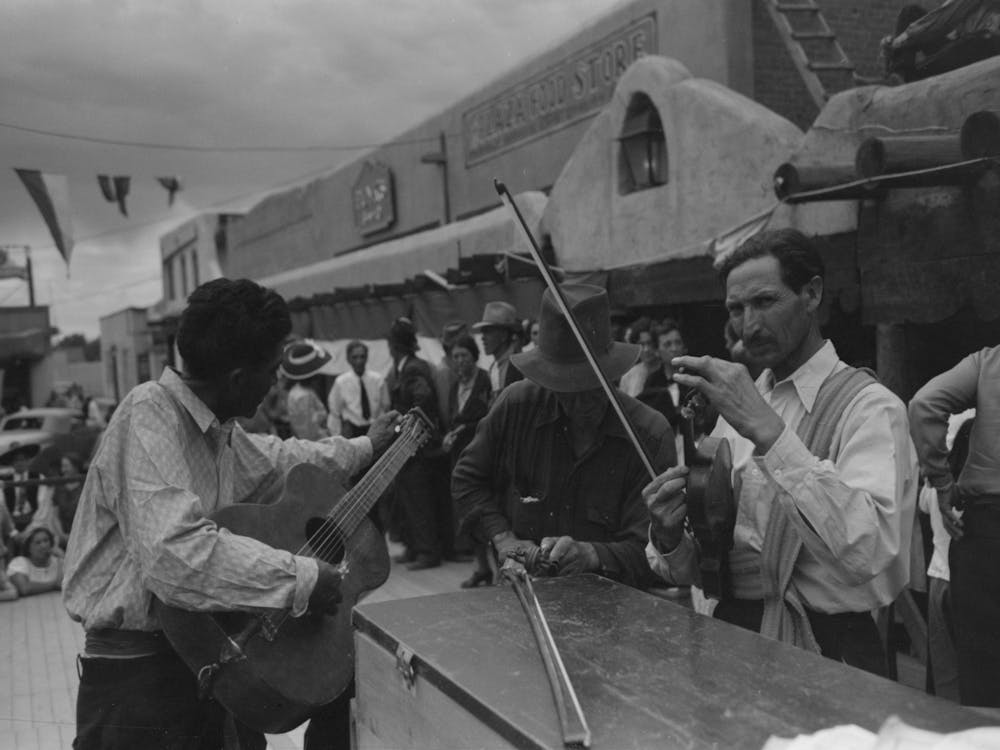 Untitled Photo, Possibly Related To Spanish American Musicians At Fiesta, Taos, New Mexico By Russell Lee 2