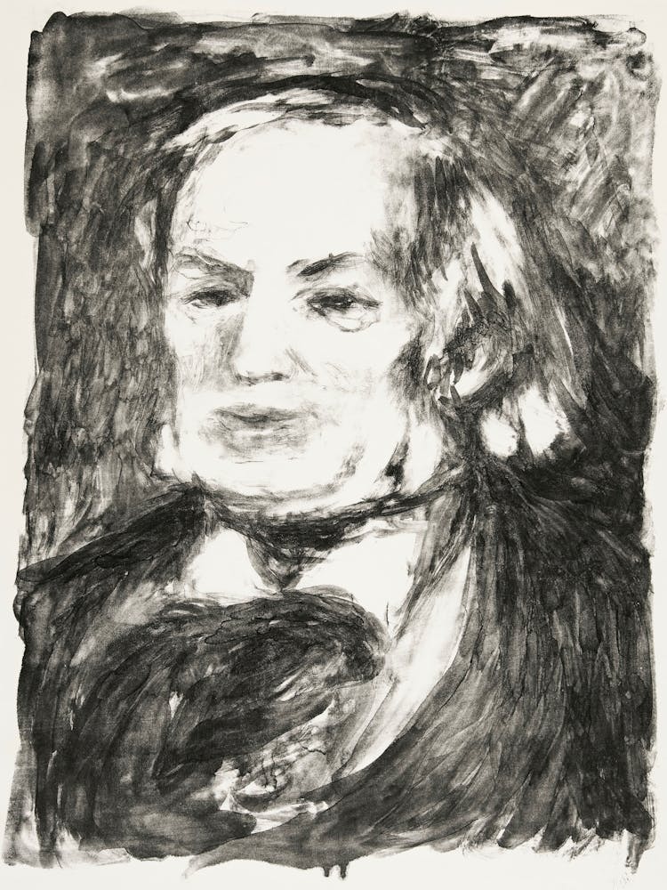 Portrait Of Richard Wagner (1900), Pierre Auguste Renoir