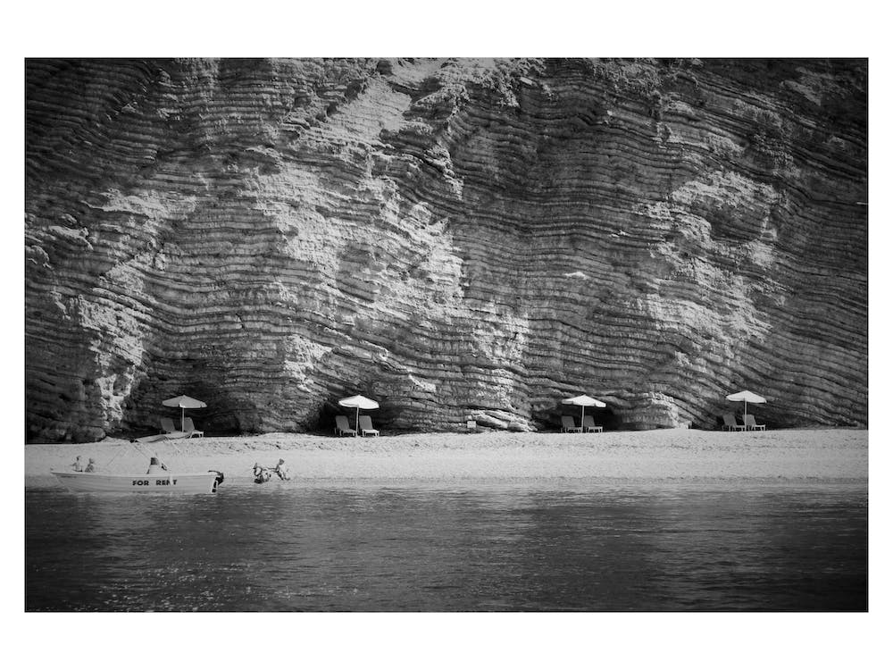 Beach Black And White