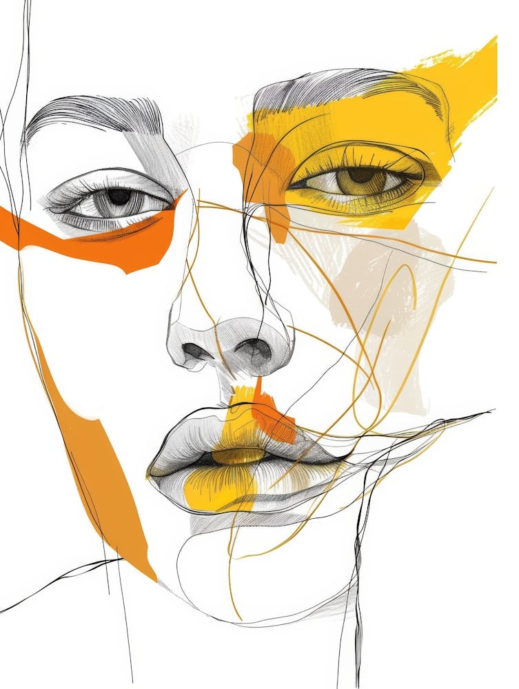 Abstract Portrait Of A Woman 69