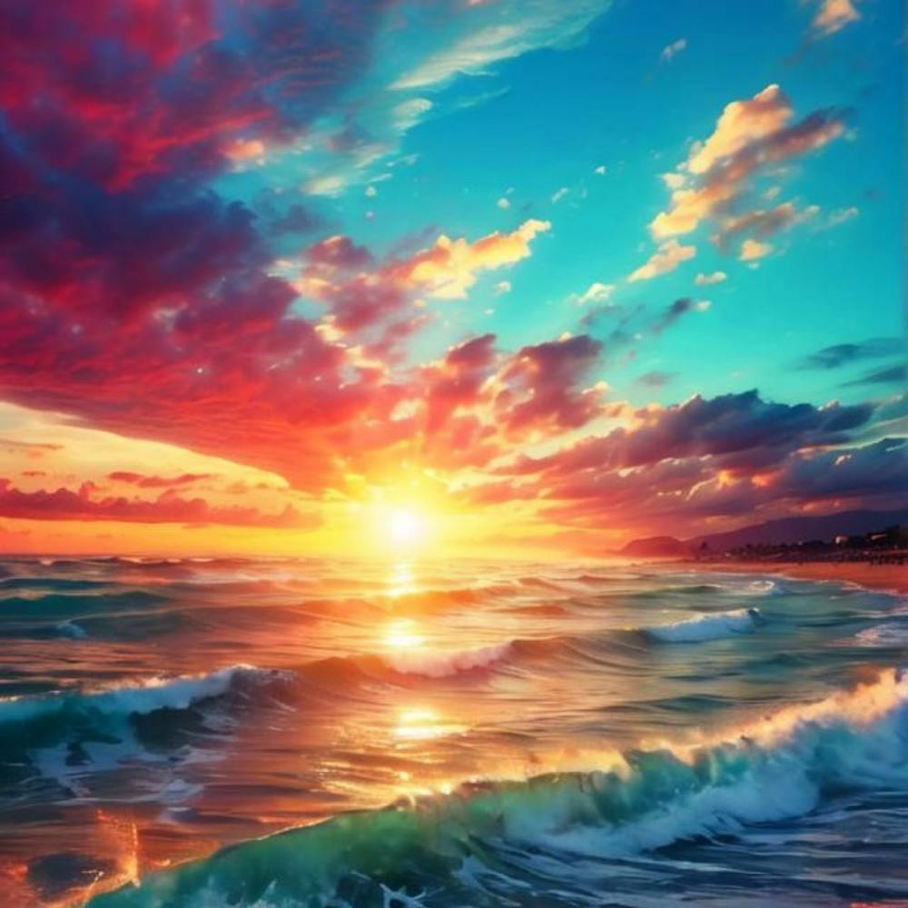 Sunset At The Beach
