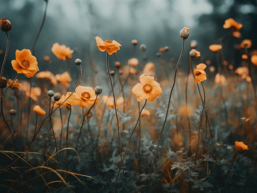Orange Poppy No 2