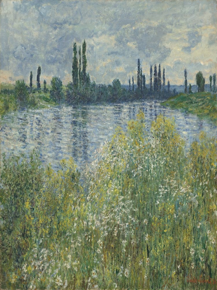 Banks Of The Seine,Vétheuil (1880)
