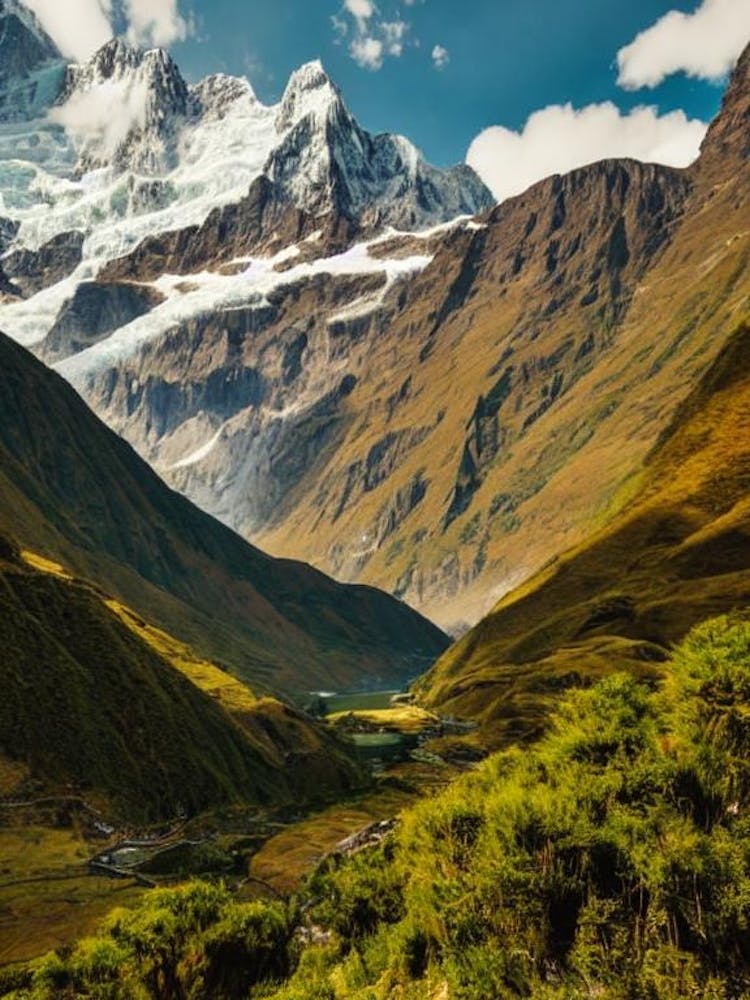 Huascarán National Park 2 Peru Vintage Poster