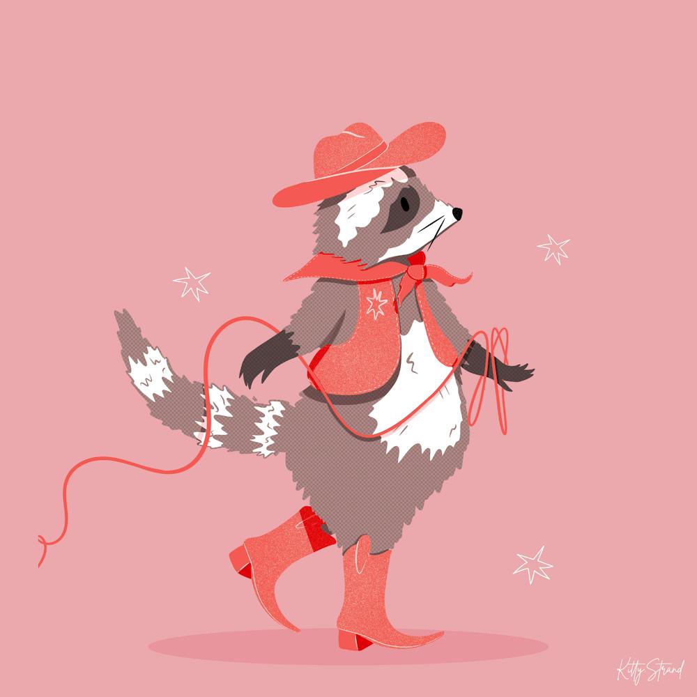 Cowboy Waschbär 1
