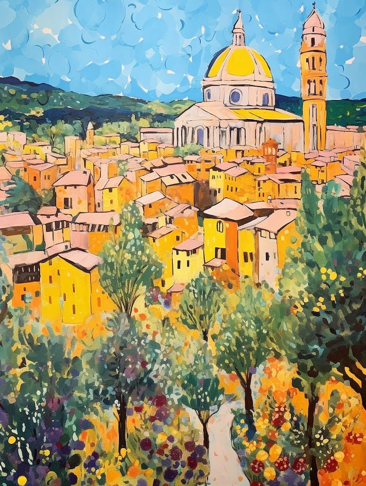 Siena Italy 1 Fauvist Painting