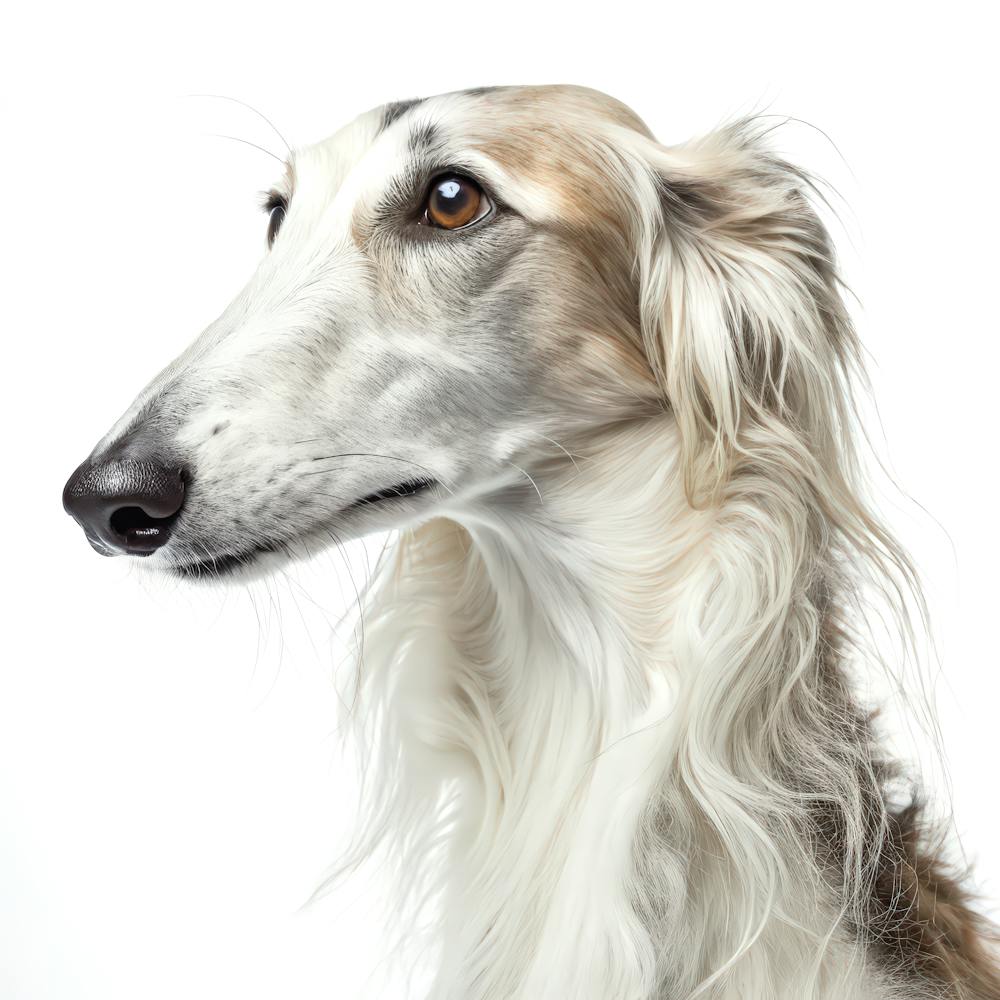 Borzoi Dog Portait