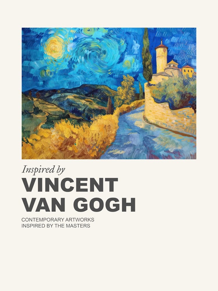Museum Poster Inspired By Vincent Van Gogh 8