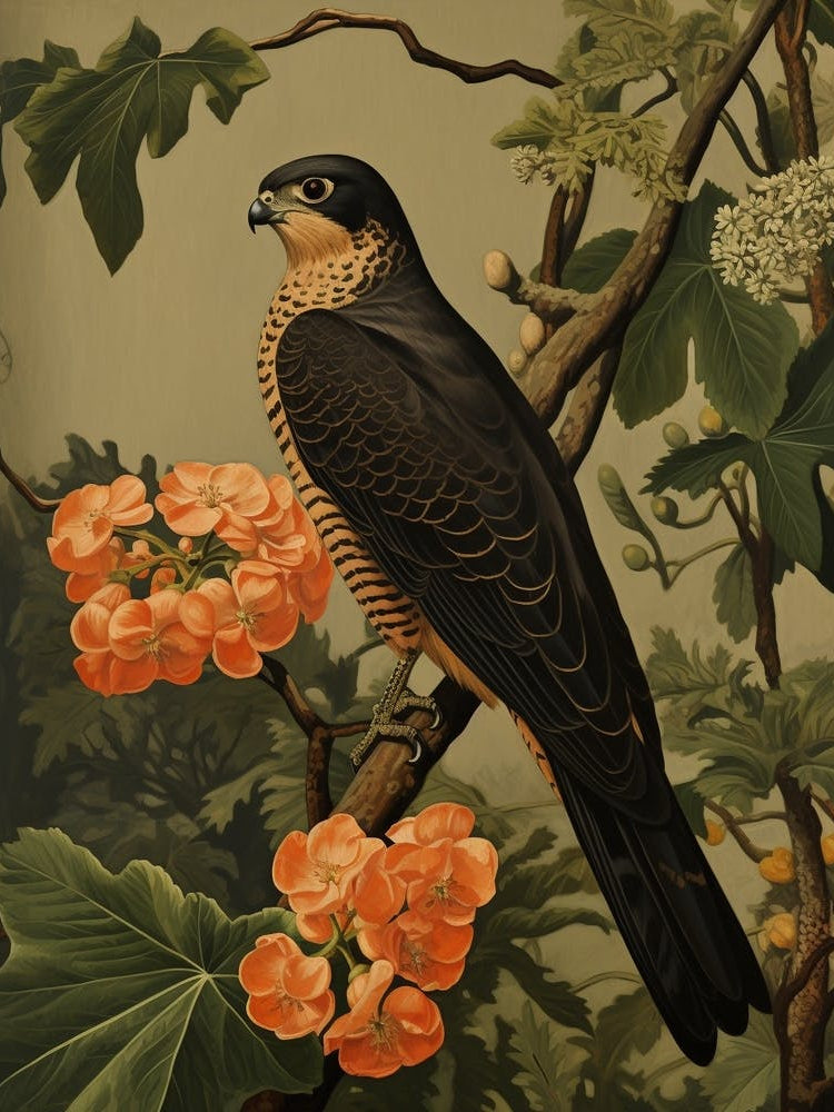 Dark And Moody Botanical Falcon 6