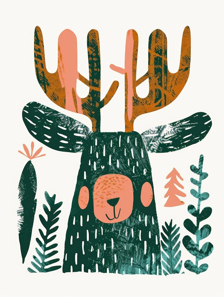 Deer Print 1