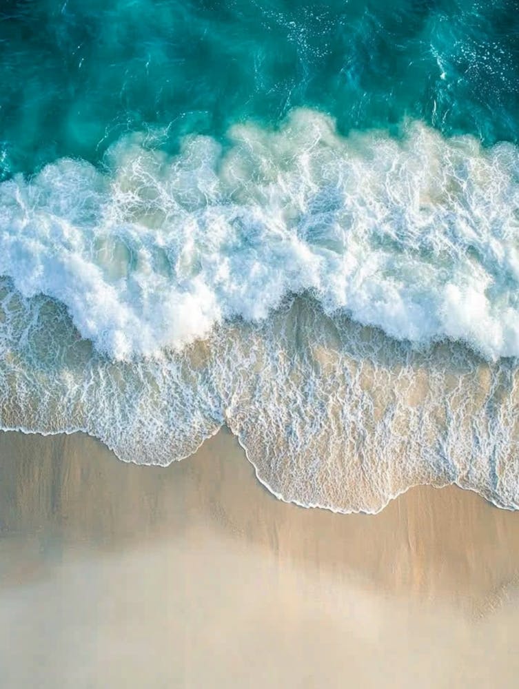 Ocean Waves On The Beach 3