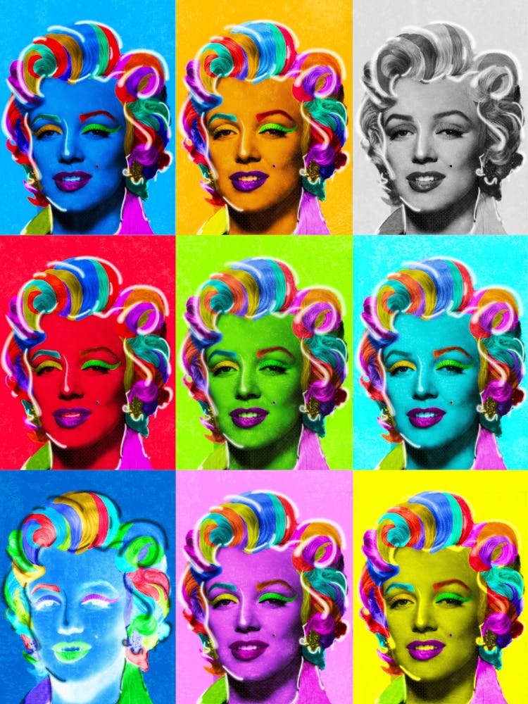 Marilyn Neon | Warhol style