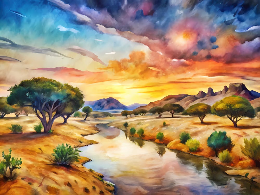 Van Gogh Bwabwata National Park Namibia