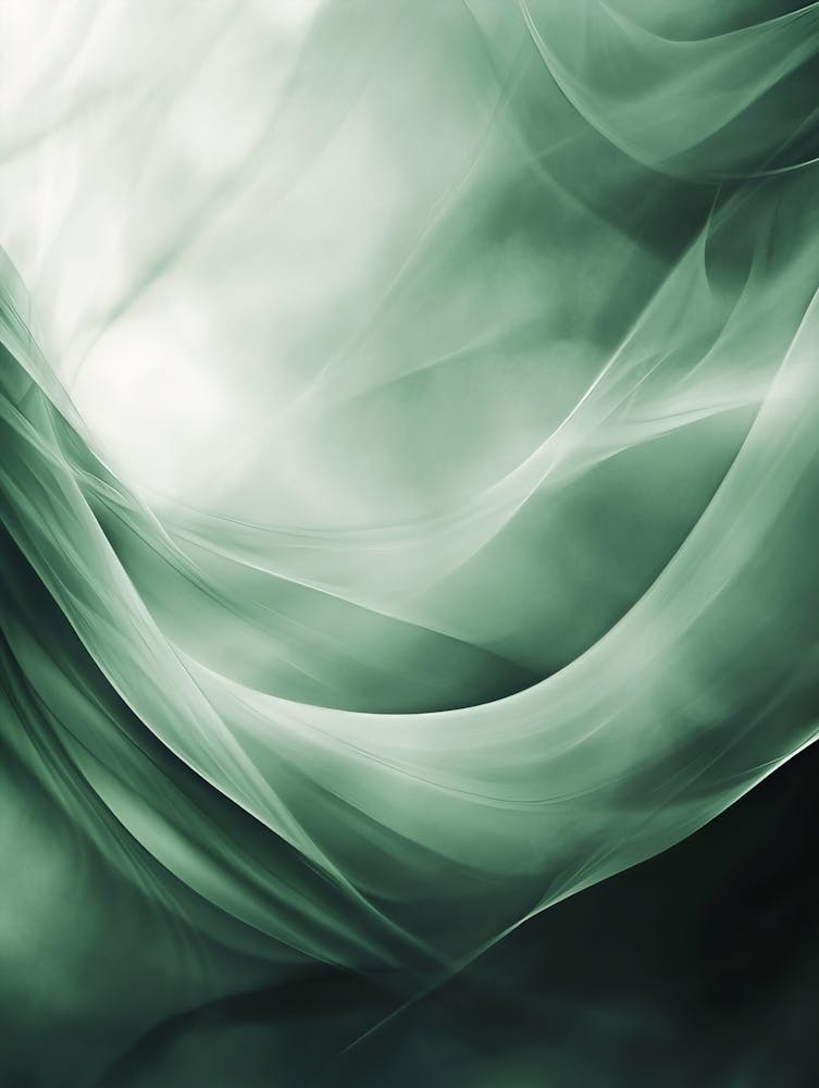 Abstract Green Wave