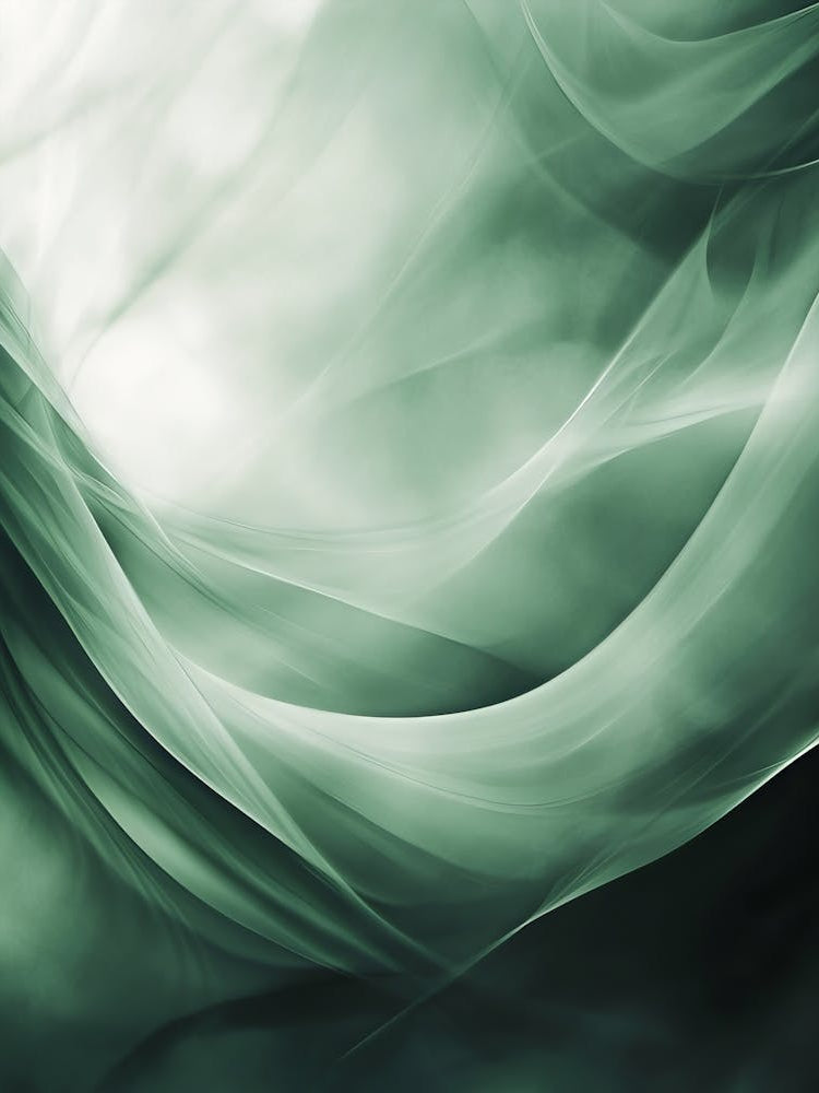 Abstract Green Wave