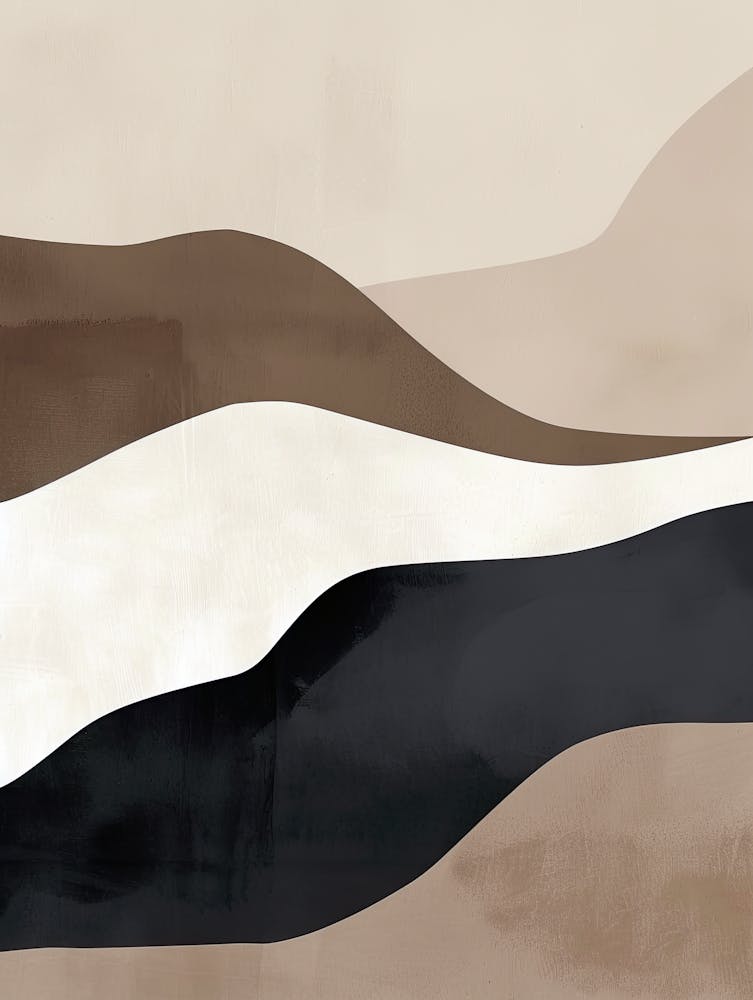 Silence In Waves Minimalist Style