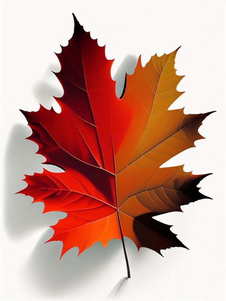 Maple Leaf Vibrant Inspired 1