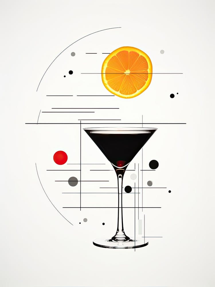 Mid Century Modern Aviation Floral Infusion Cocktail 3