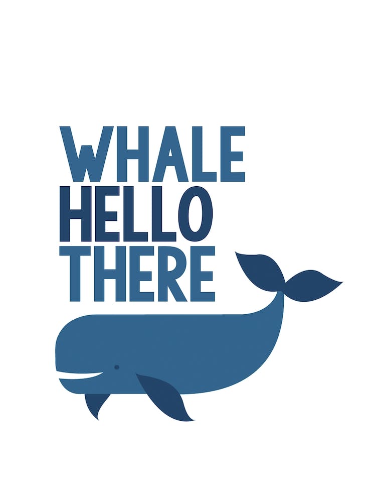 Whale Hello There Nursery