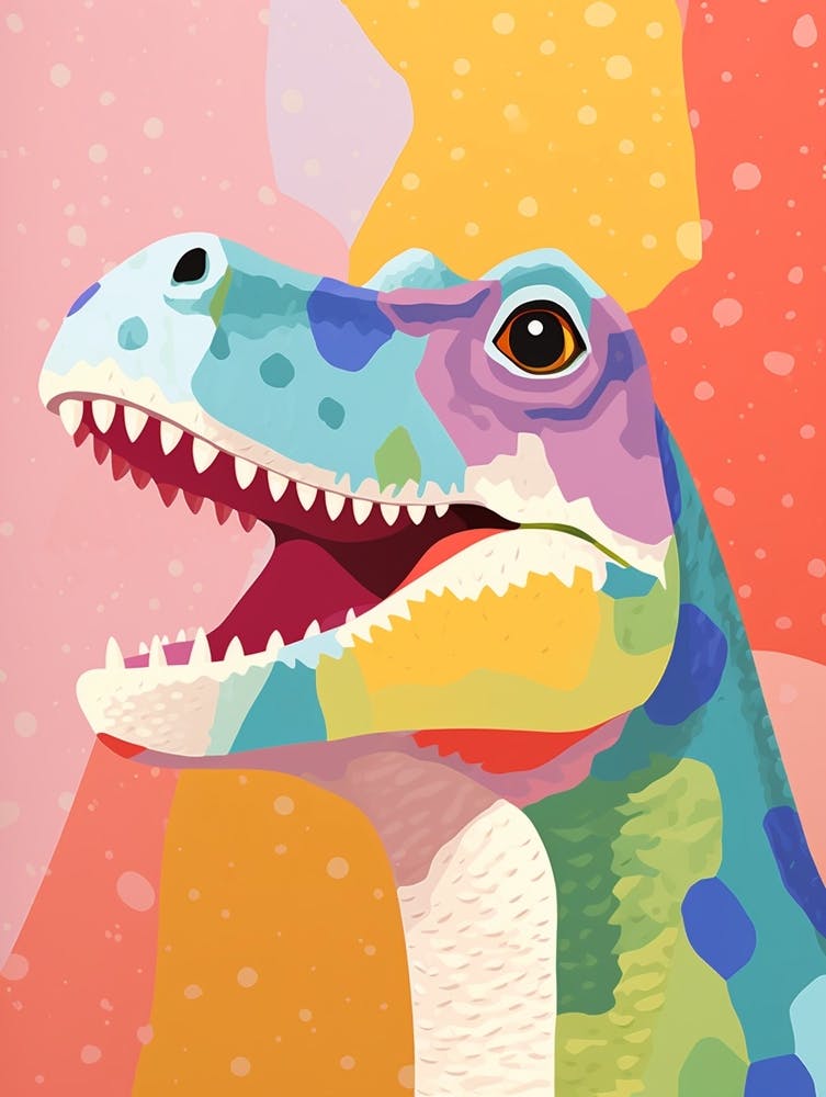 Dinosaure Coloré Lesothosaurus 1