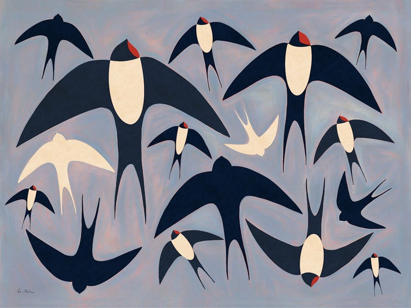 Flock Of Swallows