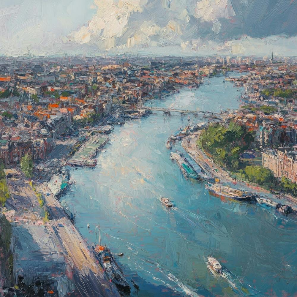 Amsterdam River Art