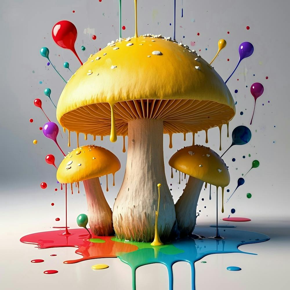 Colorful Mushrooms
