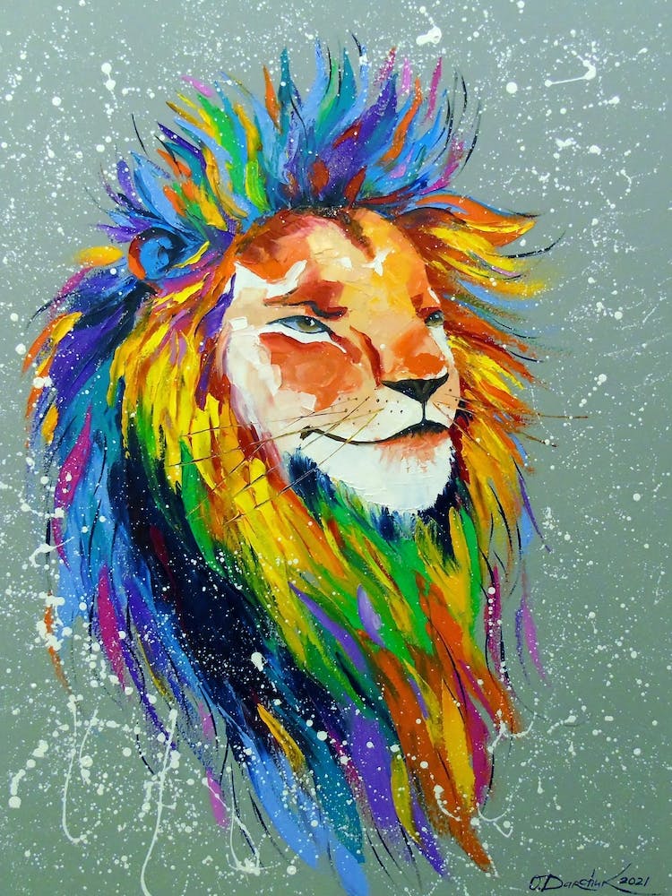Rainbow Lion 1