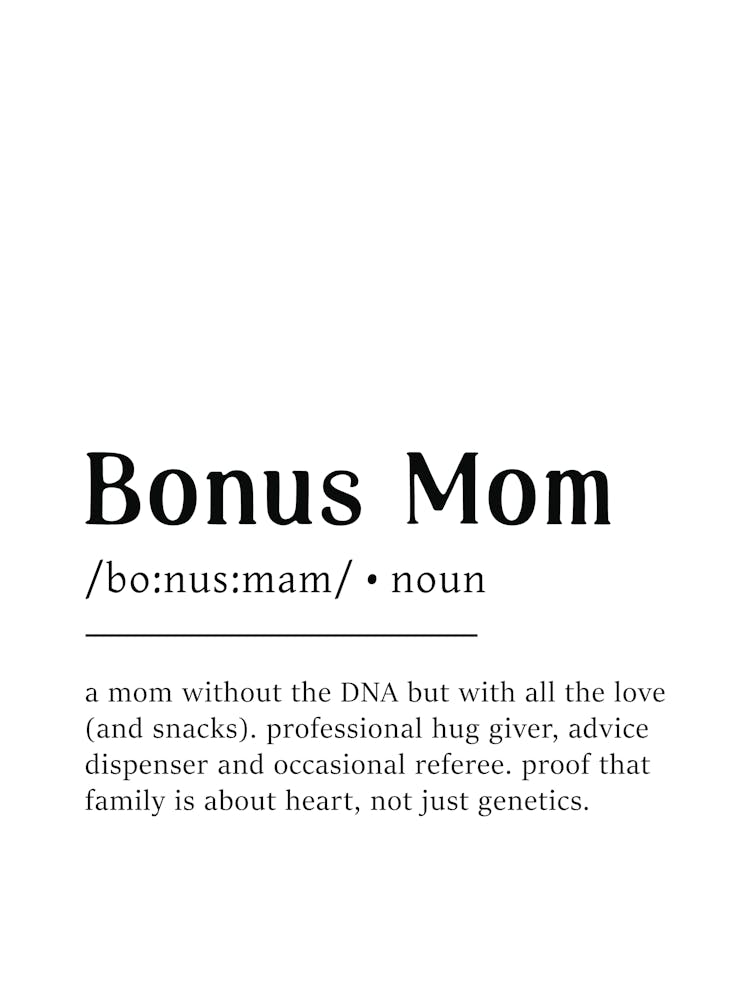 Bonus Mom Definition Mothers Day Gifts for Step Mom