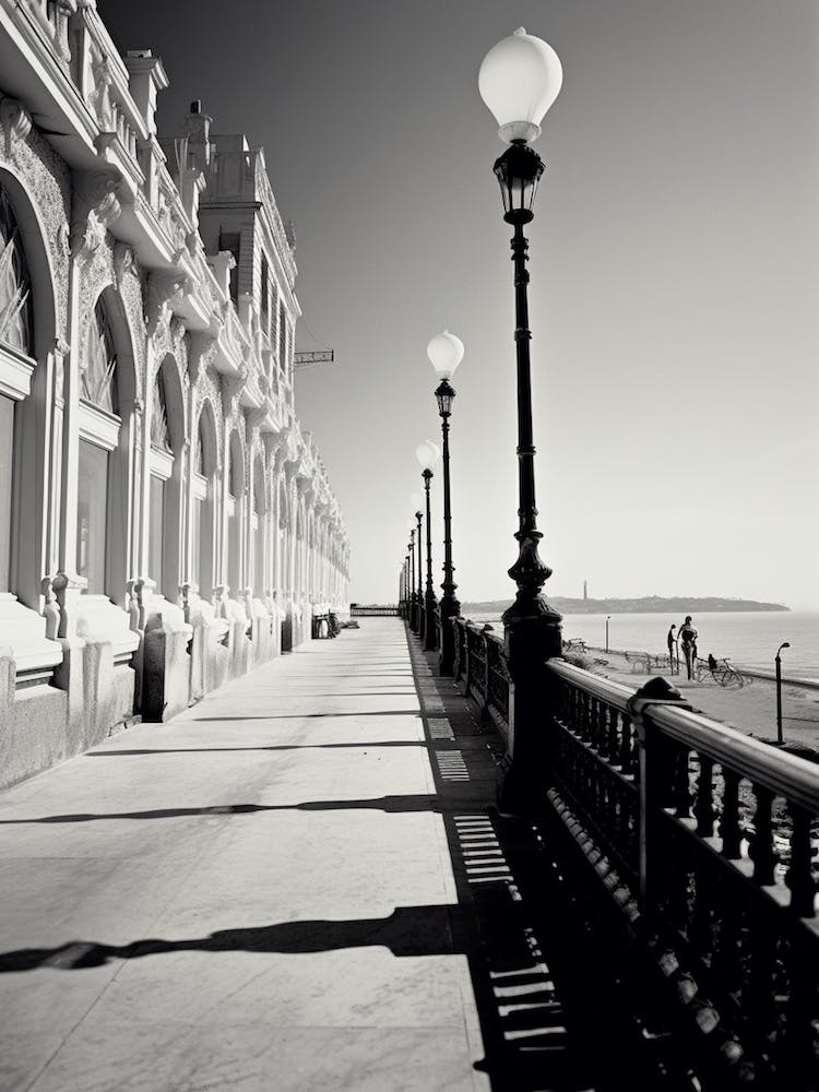 Nice, France, Mediterranean Black And White Photography Analogue 4