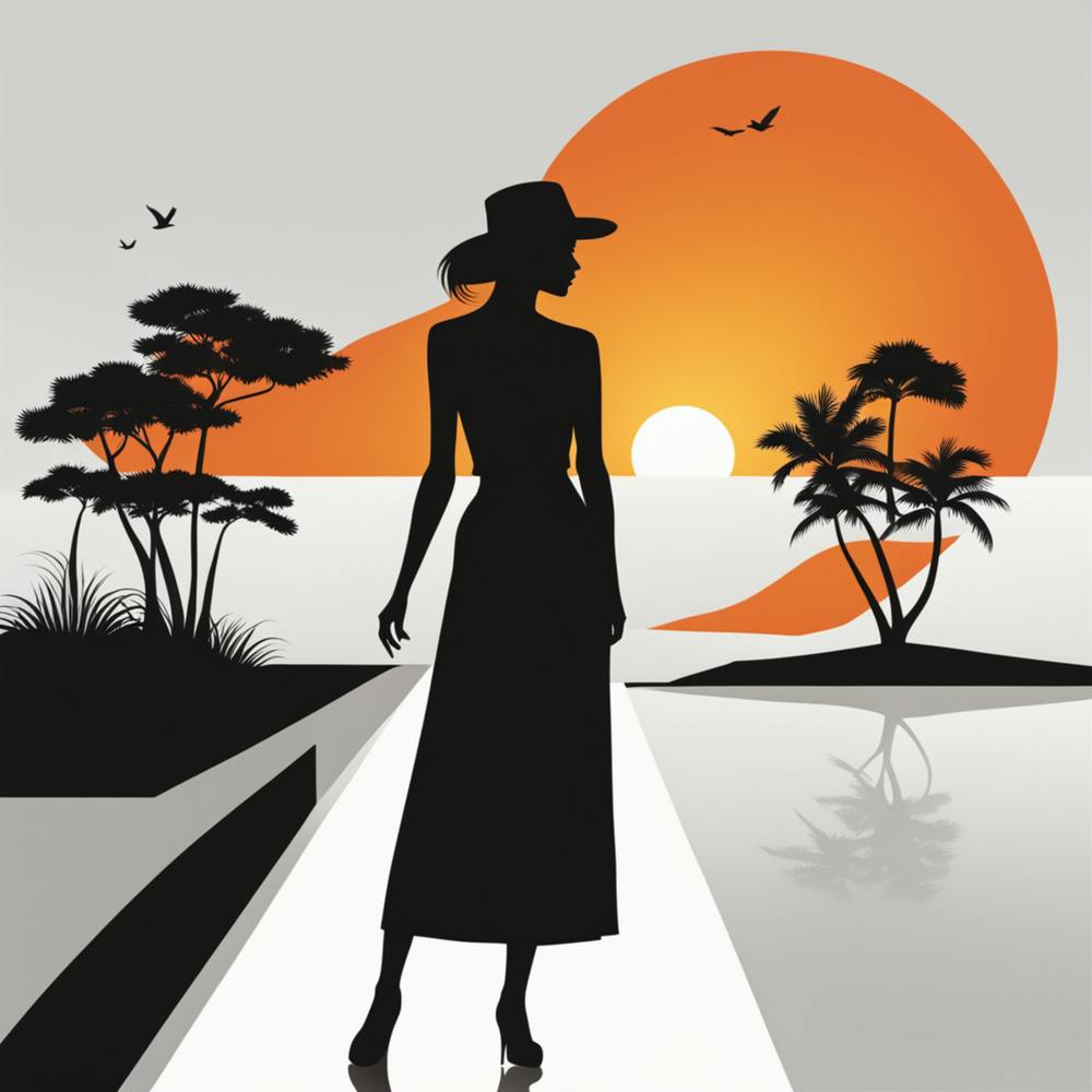 Silhouette Of A Woman 5