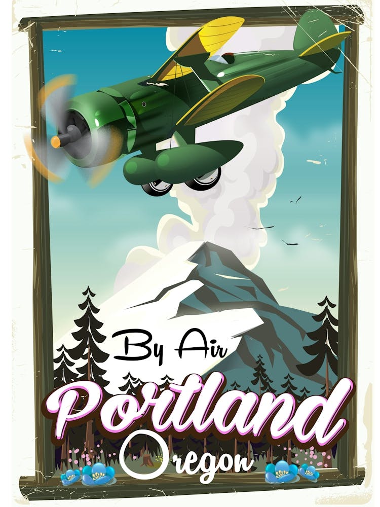 Aus der Luft Portland Oregon