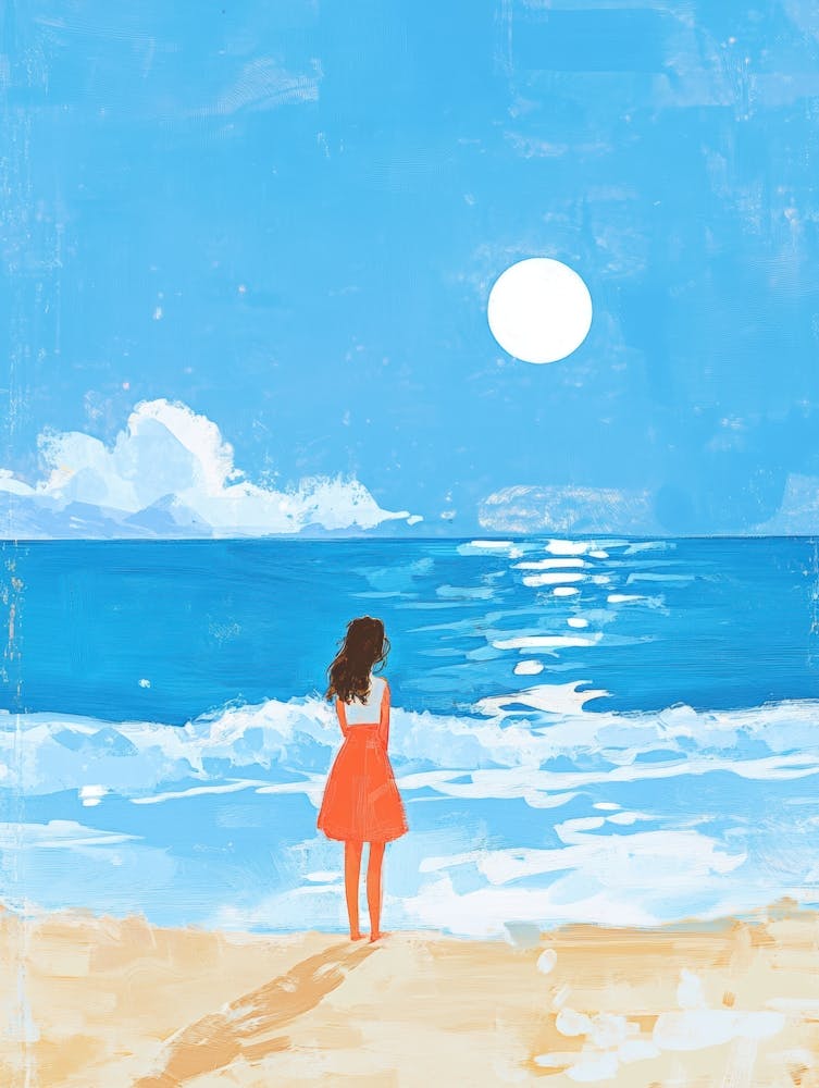 Girl On The Beach 12