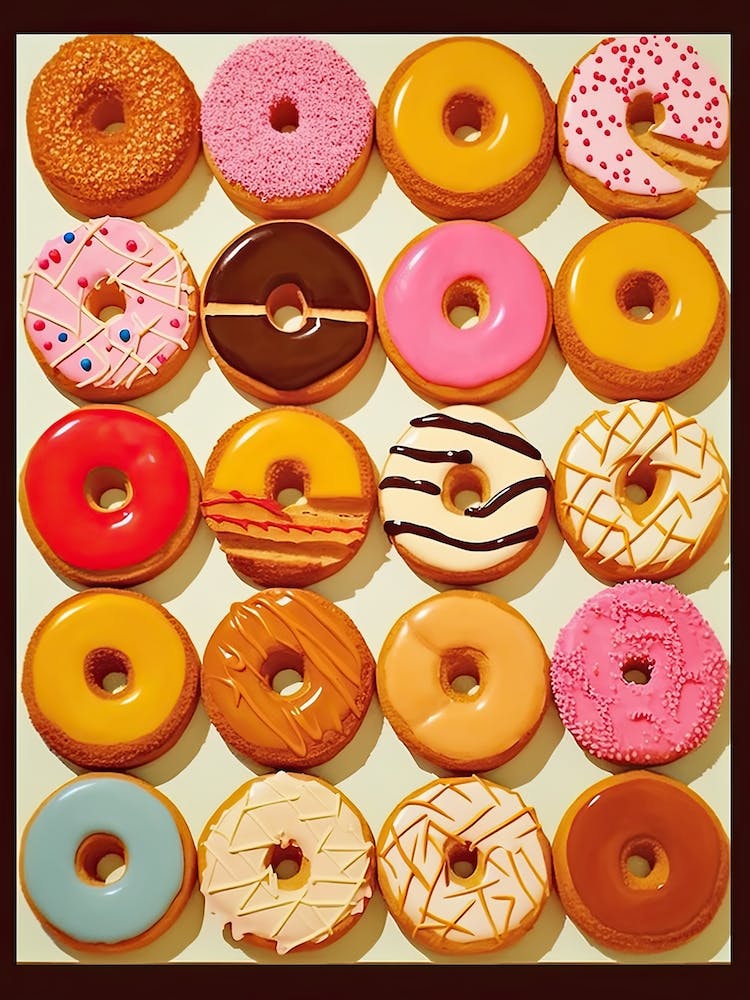 Donuts Vintage-Illustration 4