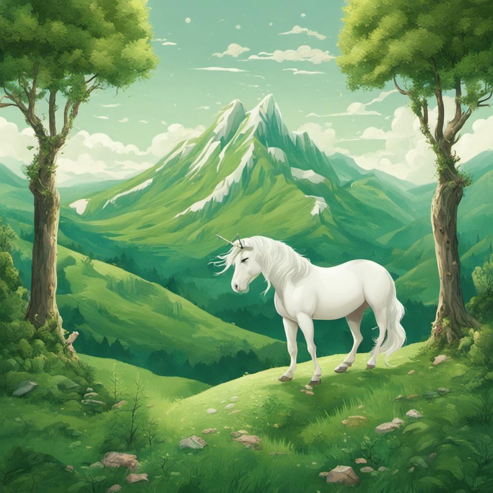 590650 Green Mountains In The Middle Of A Green Land With Xl 1024 V1 0