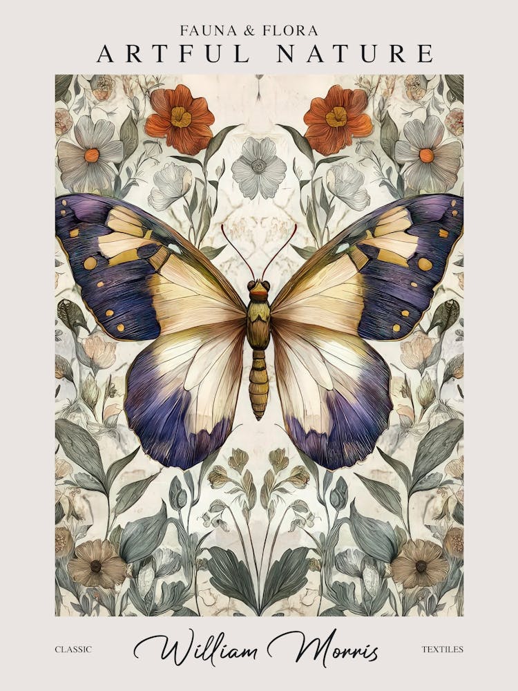 William Morris Butterfly Flowers Exhibition