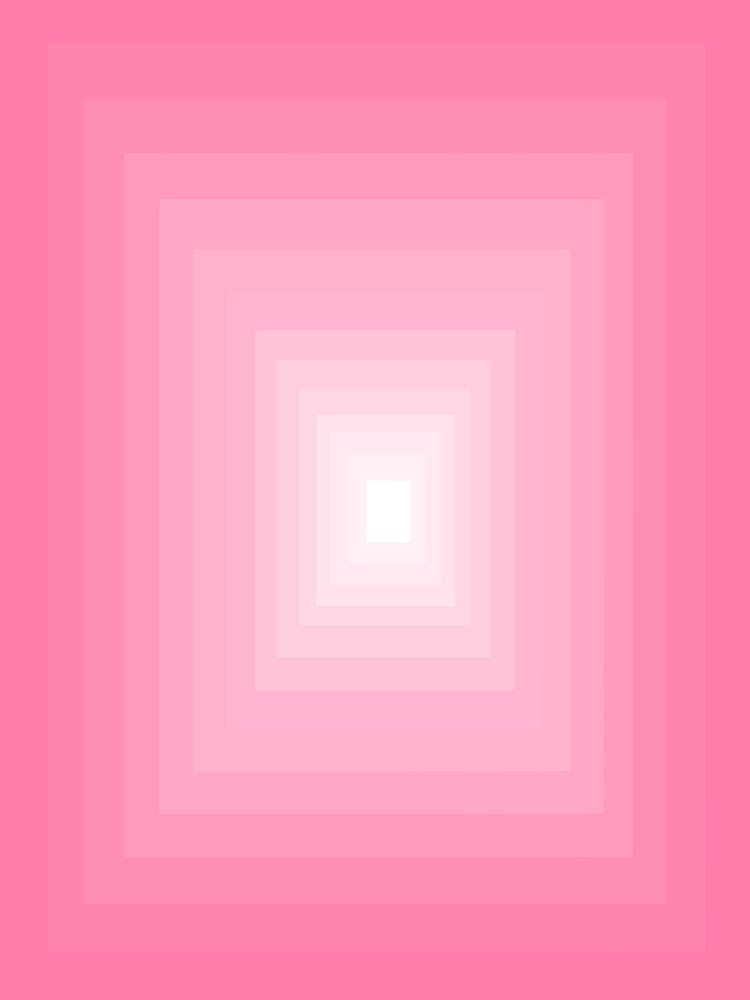 Pink Ombre Rectangle Geometric Shapes